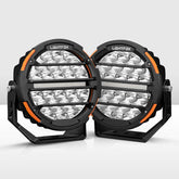 Pair of Lightfox off-road lights on a white background