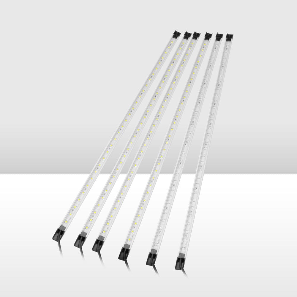 LIGHTFOX 12V LED Camp Dual Colours Light Bar Kits Set of 6 LIGHTFOX 12V LED Camp Dual Colours Light Bar Kits Set of 6