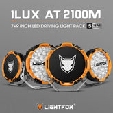 Lightfox 7inch+9inch Osram LED Driving Lights
