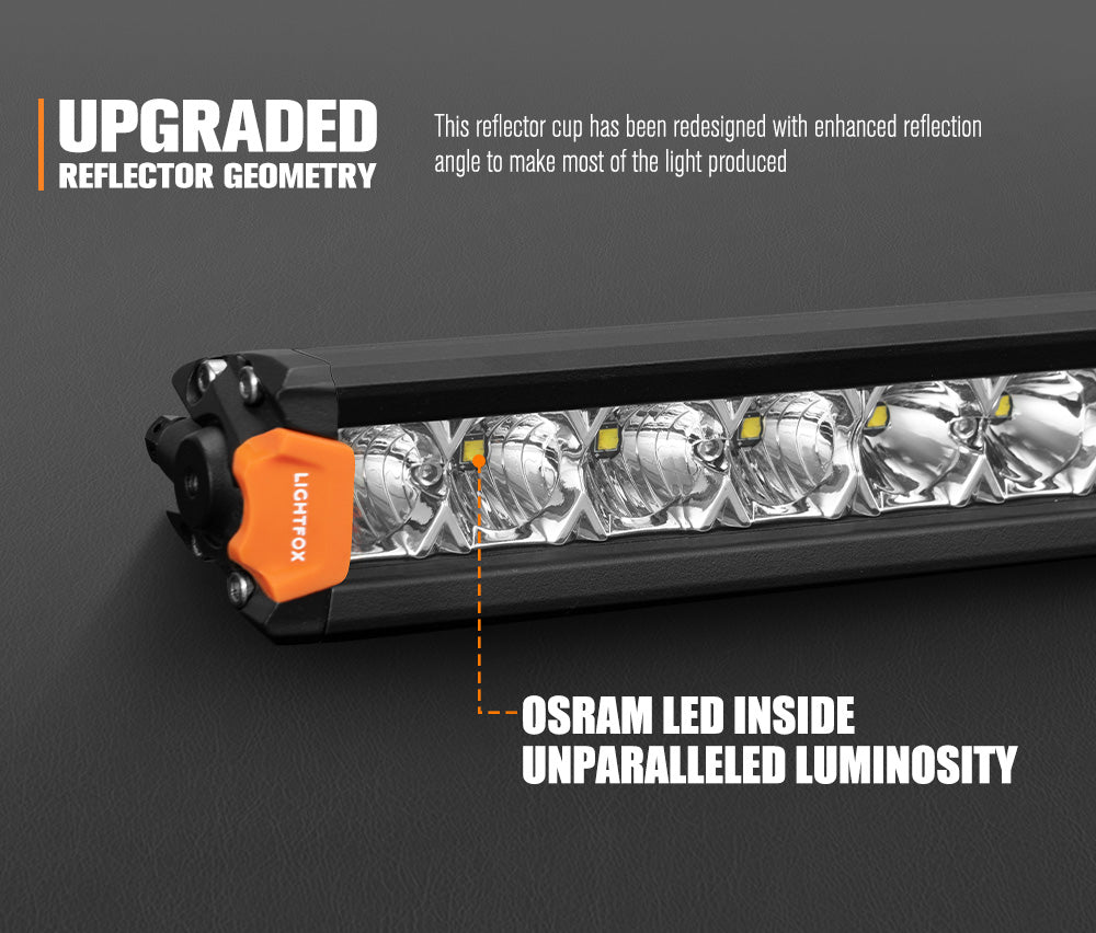 Lightfox Vega Series 14inch Osram LED Light Bar 1Lux @ 319m 7,548 Lumens Lightfox Vega Series 14inch Osram LED Light Bar 1Lux @ 319m 7,548 Lumens