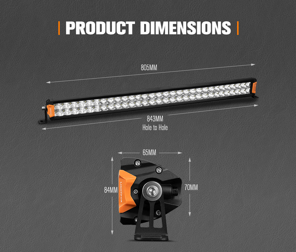 Lightfox Rigel Series 30inch Osram LED Light Bar 1Lux @ 612m 22,644 Lumens Lightfox Rigel Series 30inch Osram LED Light Bar 1Lux @ 612m 22,644 Lumens