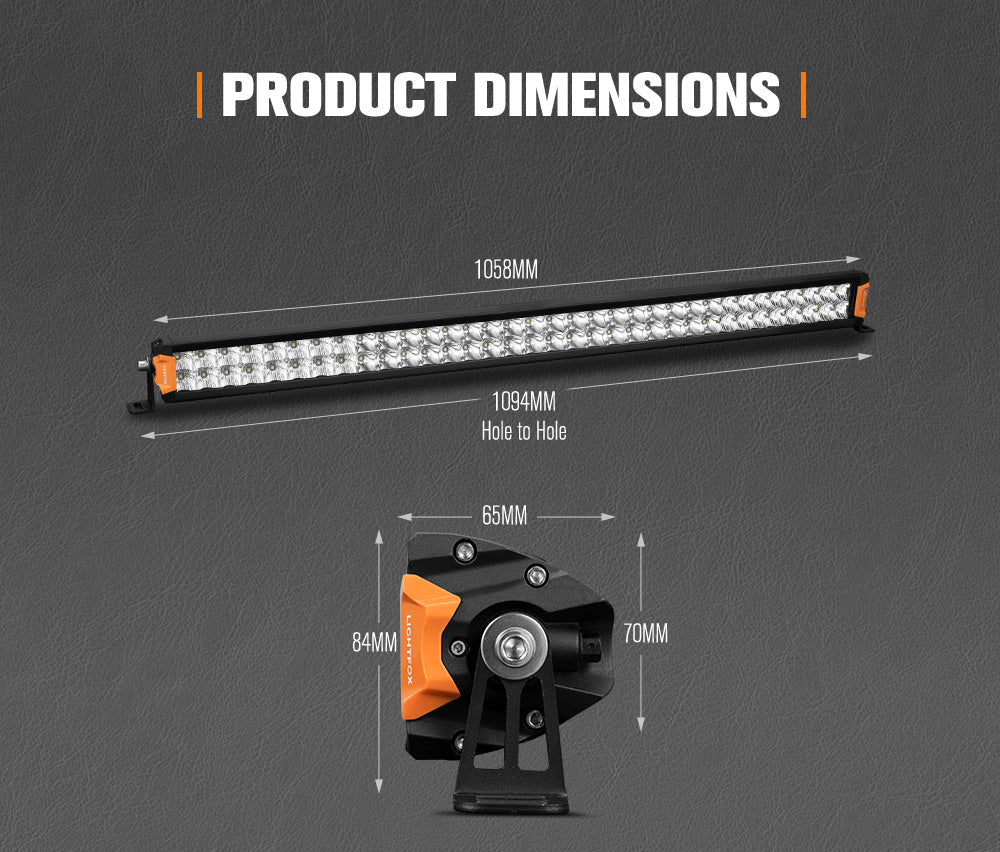 Lightfox Rigel Series 40inch Osram LED Light Bar 1Lux @ 694m 30,192 Lumens Lightfox Rigel Series 40inch Osram LED Light Bar 1Lux @ 694m 30,192 Lumens