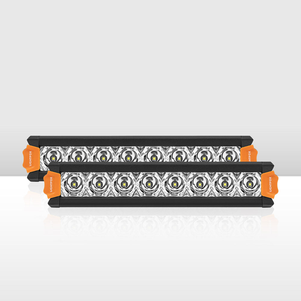 Lightfox Vega Series Pair 8inch Osram LED Light Bar 1Lux @ 606m 8,856 – 4WD  Warehouse