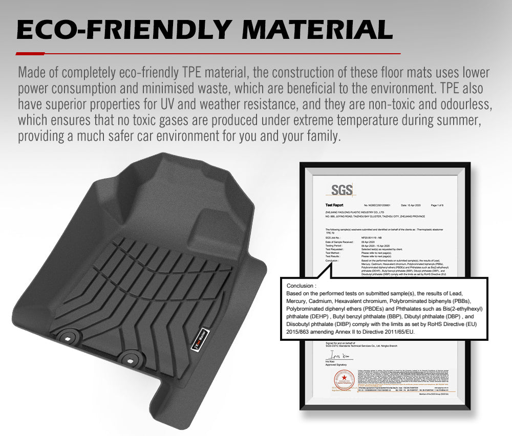 Kiwi Master 3D TPE Car Floor Mats Fit ISUZU D-MAX DMAX Dual Cab UTE 2021+ Kiwi Master 3D TPE Car Floor Mats Fit ISUZU D-MAX DMAX Dual Cab UTE 2021+