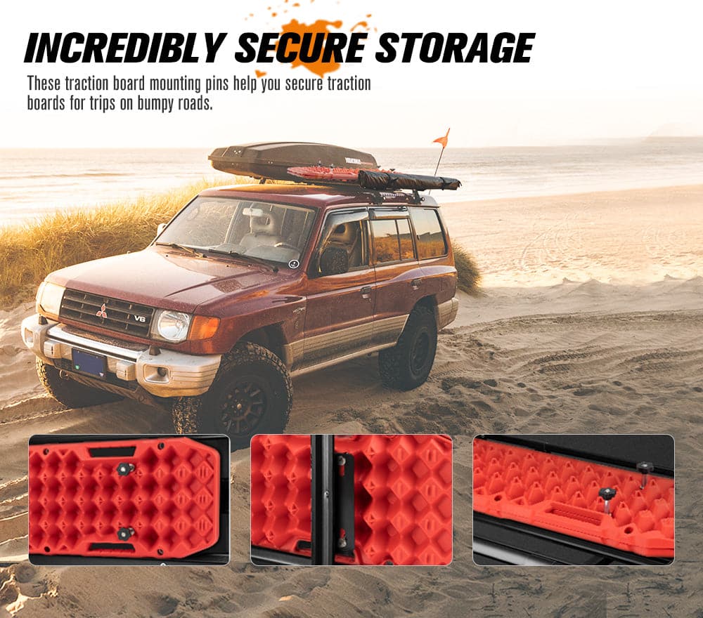 BUNKER INDUST Recovery Tracks Mounting Pins 4 Mount Holder Roof Truck BUNKER INDUST Recovery Tracks Mounting Pins 4 Mount Holder Roof Truck
