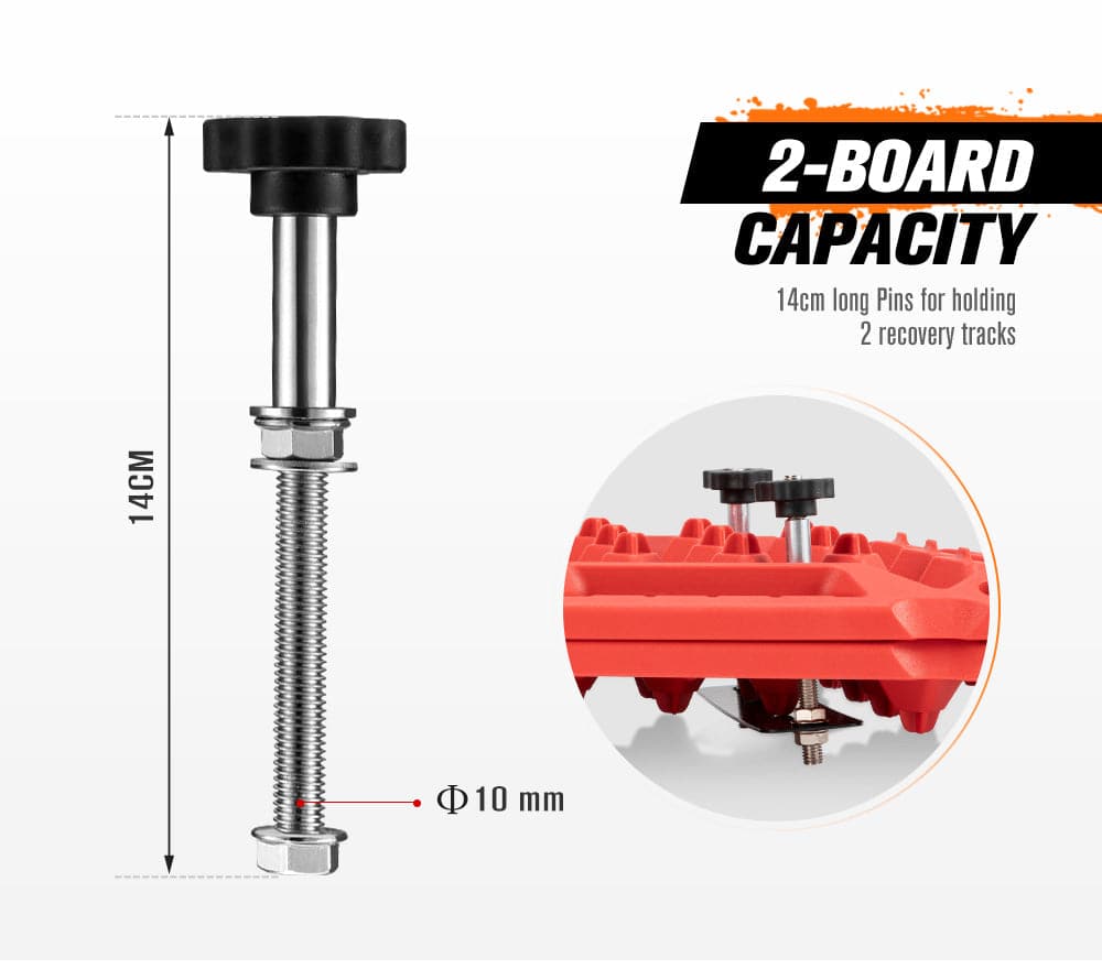 BUNKER INDUST Recovery Tracks Mounting Pins 4 Mount Holder Roof Truck BUNKER INDUST Recovery Tracks Mounting Pins 4 Mount Holder Roof Truck