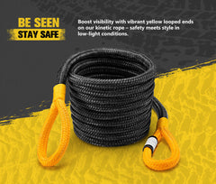 Bunker Indust 9M Kinetic Recovery Rope 15,422kg Snatch Strap Soft