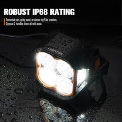 Lightfox 5 Inch LED Pod Lights with Side Light, 2 PCS 12V/24V 11285LM with White Backlight, Optic Lens for Switching Spot Beam Combo Beam, IP68 Off-Road Driving Lights for 4x4 4WD Trucks Bakkies ATVs UTVs SUV