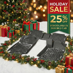 Kiwi Master 3D TPE Car Floor Mats Liner fit Toyota Hilux GD6 Dbl Cab Auto 2016 - New