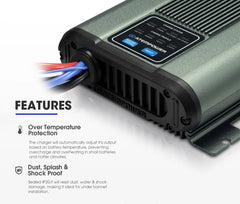 Atem Power 12V 40A DC to DC Battery Charger MPPT System Kit Isolator Dual Battery