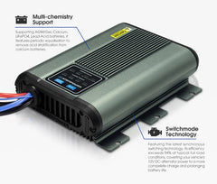 Atem Power 12V 40A DC to DC Battery Charger MPPT System Kit Isolator Dual Battery