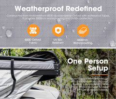 San Hima 270 Degree Free-Standing Awning 600D Double-Ripstop Oxford 4WD UPF50+