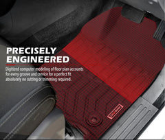 Kiwi Master 3D TPE Car Floor Mats Liner fit Toyota Hilux GD6 Dbl Cab Auto 2016 - New