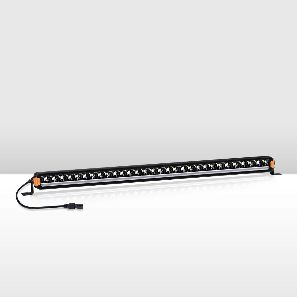 LED light bar on a white background