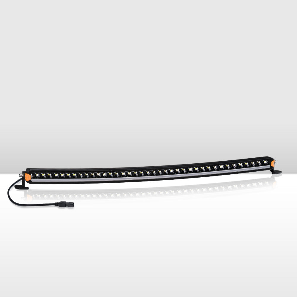 LED light bar on a white background