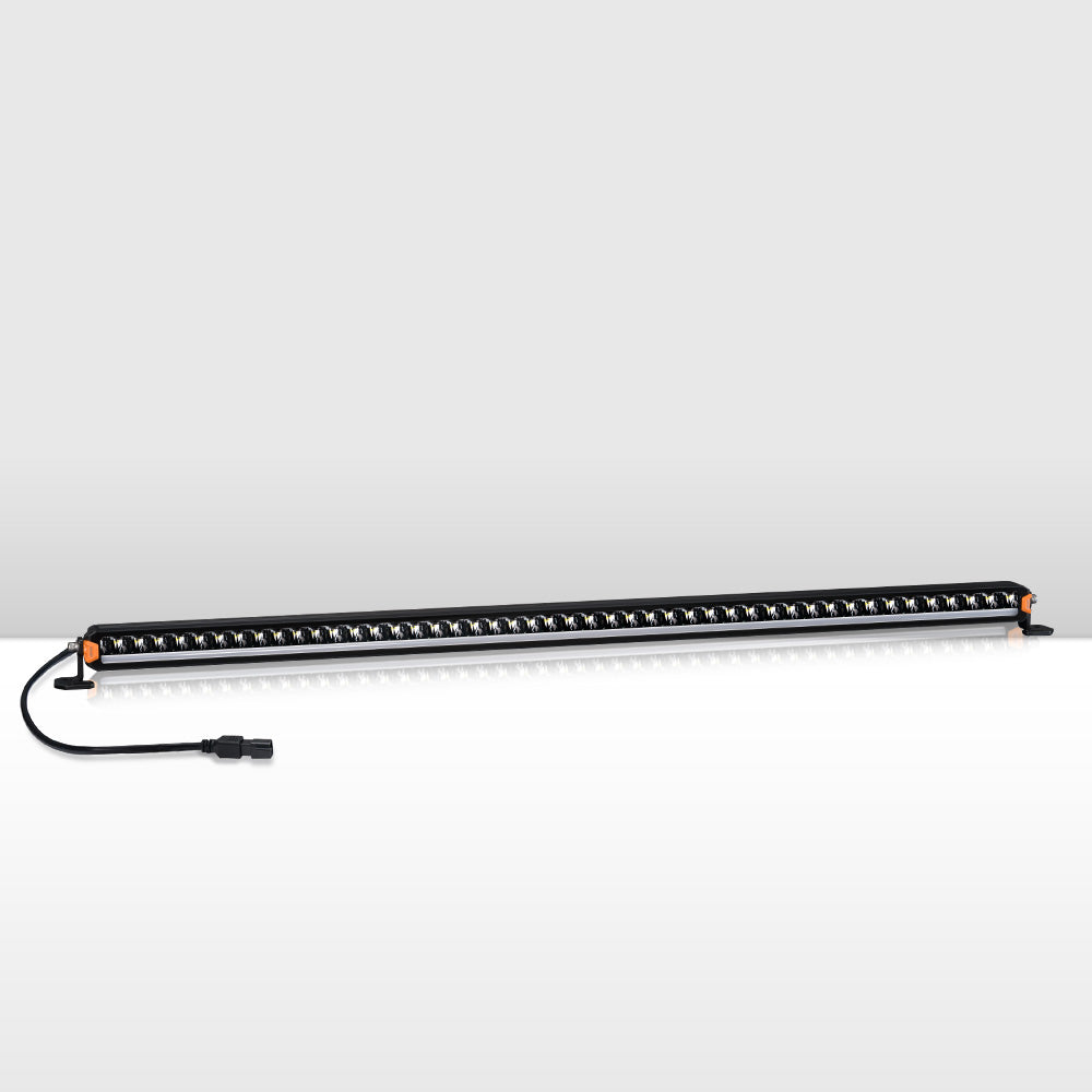 LED light bar on a white background