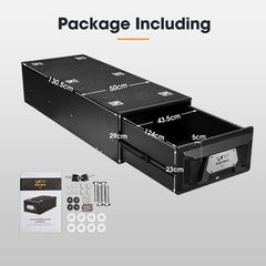 San Hima Lightweight 1300MM 4WD Rear Drawer Vehicle Storage Lockable