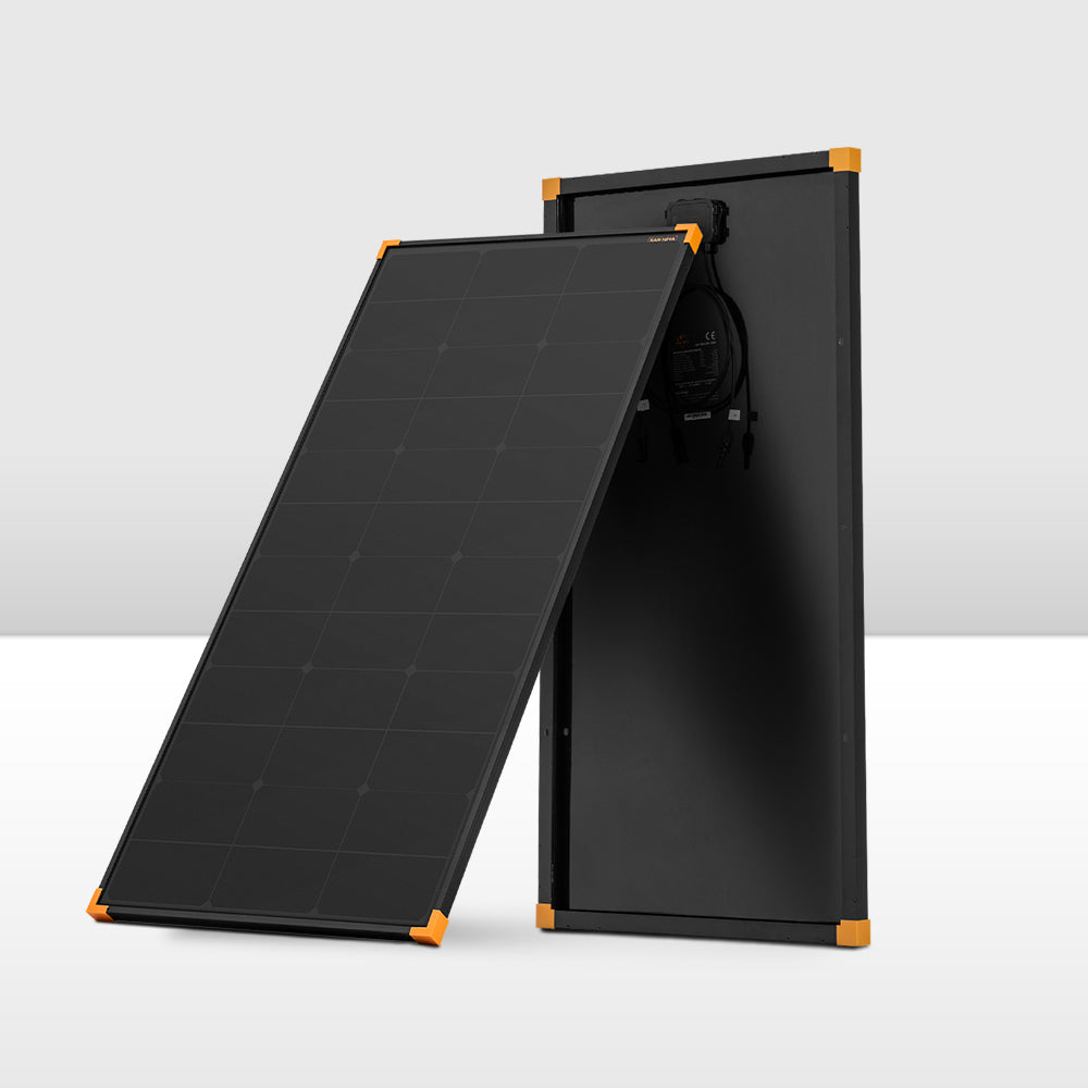 San Hima 2X 120W Mono-HPBC Fixed Solar Panel Power Bypass Camping Caravan