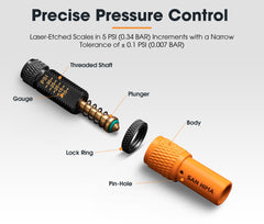 San Hima 4 Pcs Automatic Tire Deflator 10-30 PSI Air Down Tire Valve