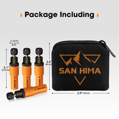 San Hima 4 Pcs Automatic Tire Deflator 10-30 PSI Air Down Tire Valve