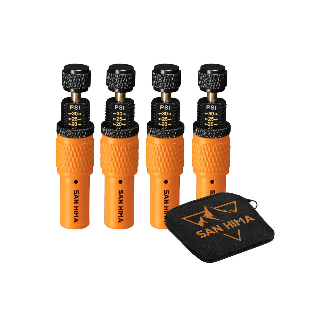San Hima 4 Pcs Automatic Tire Deflator 10-30 PSI Air Down Tire Valve
