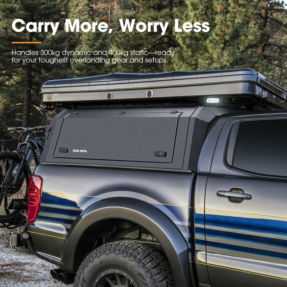 San Hima UTE Steel Canopy For Toyota Hilux N80 2015-On Dual Cab - A Deck Only