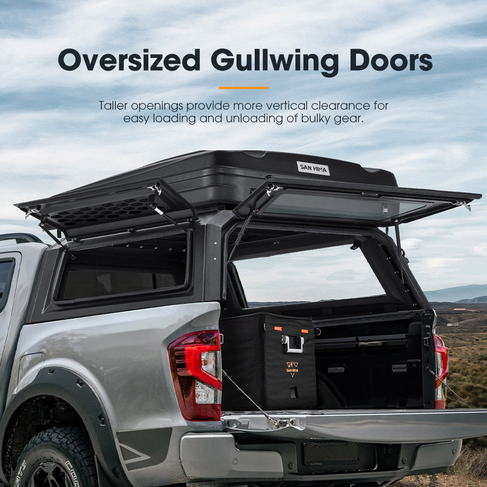 San Hima UTE Steel Canopy For Toyota Hilux N80 2015-On Dual Cab - A Deck Only