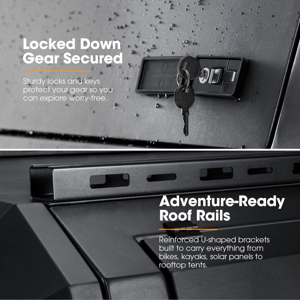 San Hima UTE Steel Canopy For Isuzu D-MAX 06/2012-2020 Dual Cab