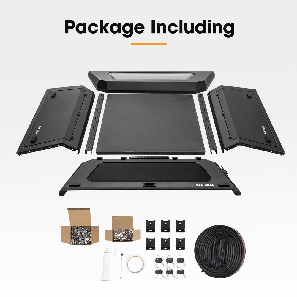 San Hima UTE Steel Canopy For Mitsubishi Triton MQ MR 05/2015-2023 Dual Cab