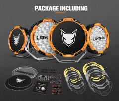 Lightfox 7inch+9inch Osram LED Driving Lights