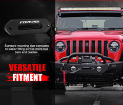 Fieryred 12V 13000LBS Electric Winch With Synthetic Rope