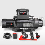 Fieryred 12V 13000LBS Electric Winch With Synthetic Rope