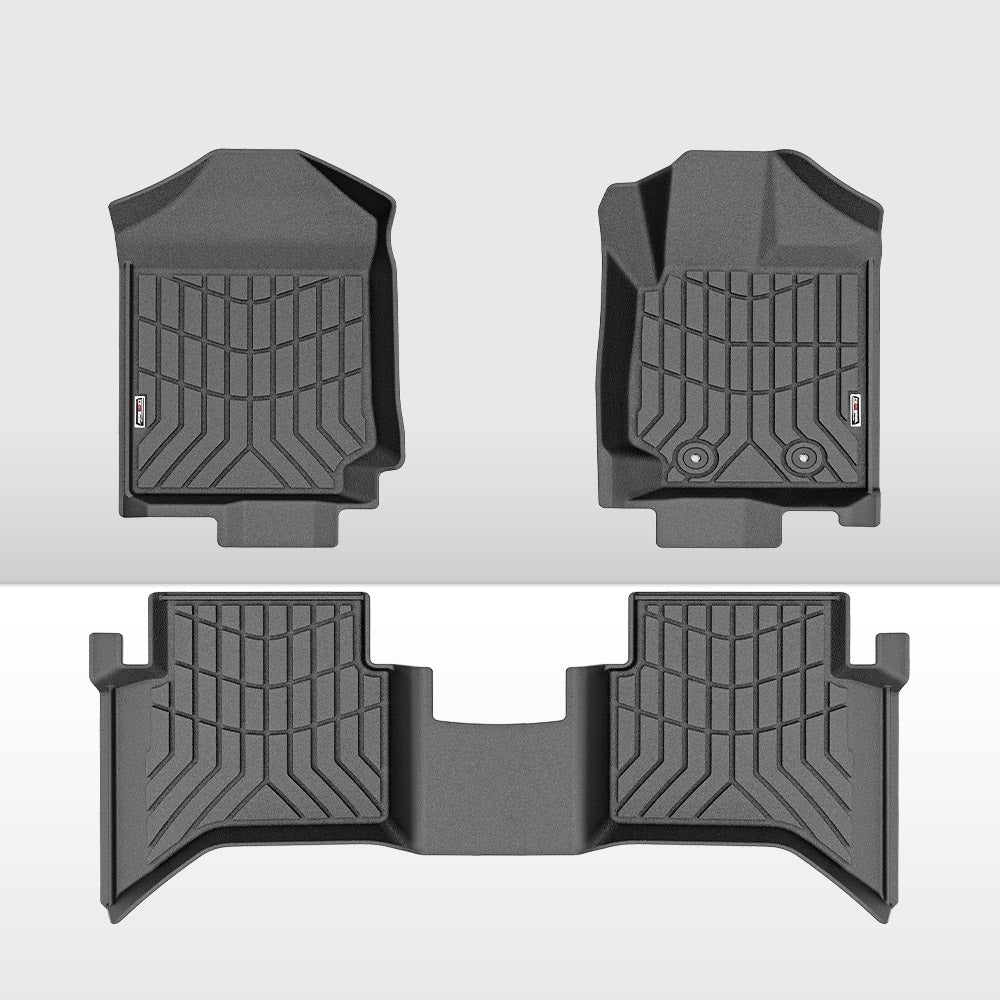 Kiwi Master 3D TPE Car Floor Mat for Ford Ranger Wildtrak Raptor 2011-MY2021 PX PX2