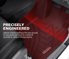Kiwi Master 3D TPE Car Floor Mat for Ford Ranger Wildtrak Raptor 2011-MY2021 PX PX2