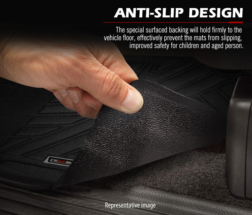 Kiwi Master 3D TPE Car Floor Mat for Ford Ranger Wildtrak Raptor 2011-MY2021 PX PX2