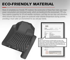 Kiwi Master 3D TPE Car Floor Mats Fit ISUZU D-MAX DMAX Dual Cab UTE 2021+